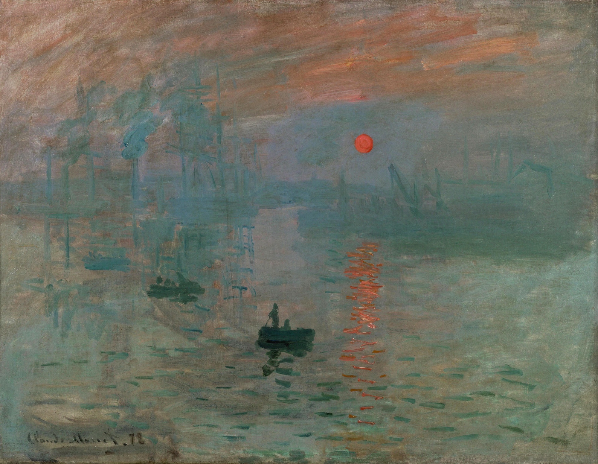 Claude Monet, Impression, Sunrise (1872)