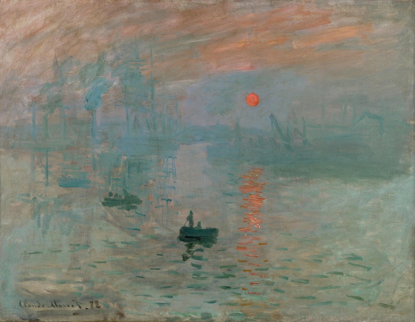 Claude Monet, Impression, Sunrise (1872)